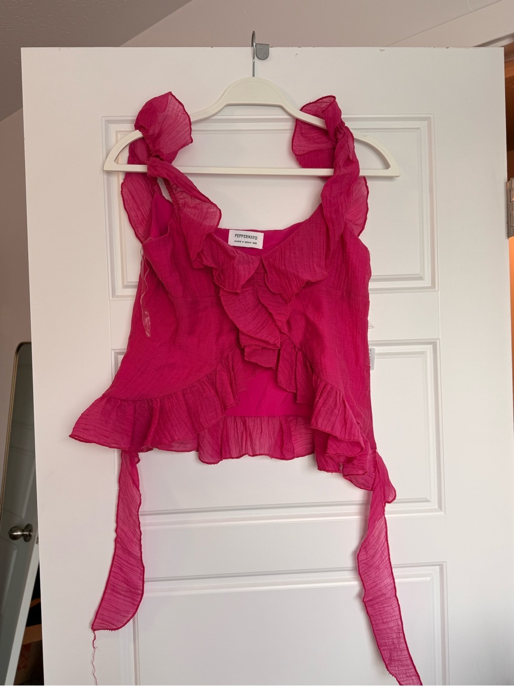 Peppermayo pink blouse